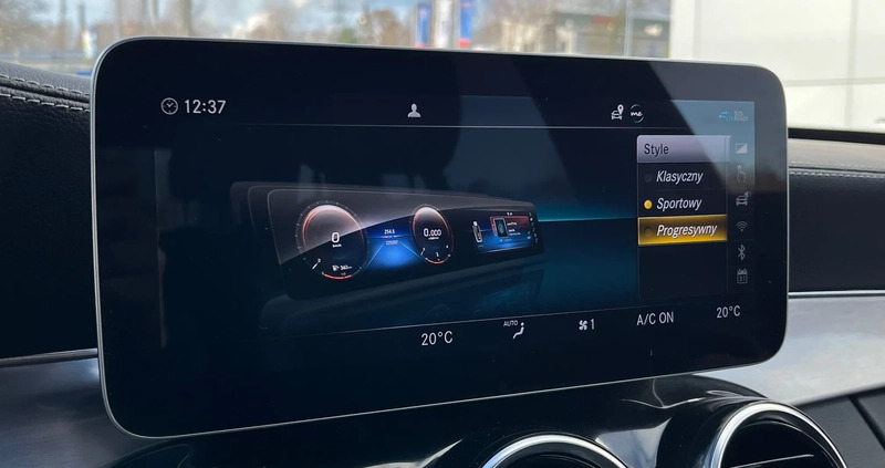 Mercedes-Benz Klasa C cena 129900 przebieg: 145800, rok produkcji 2021 z Rybnik małe 704